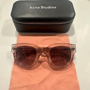 Acne Studios Frame Sunglasses - Clear / Silver Mirror